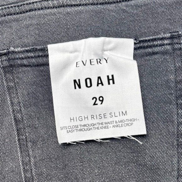 EVERY | Women | Noah Faded Black High Rise Slim Jeans | Size 29 - Picture 8 of 10